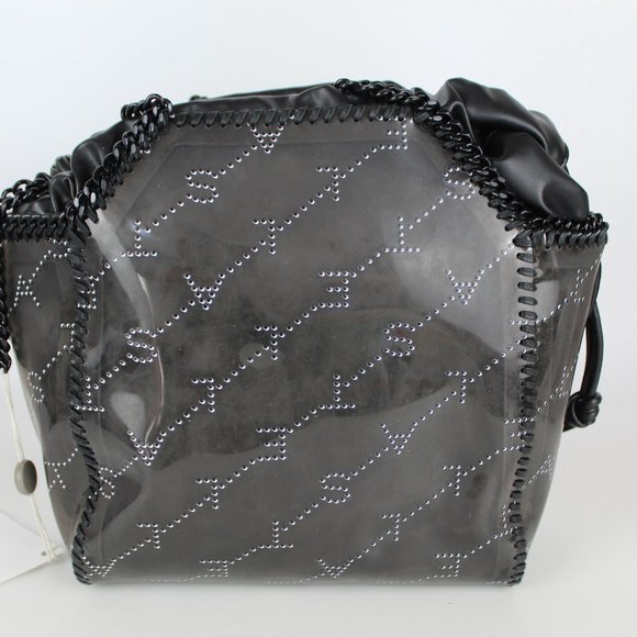 NEW STELLA MCCARTNEY Tote Small Monogram PVC Tote - Picture 7 of 16